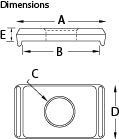 Forged No Turn Washers