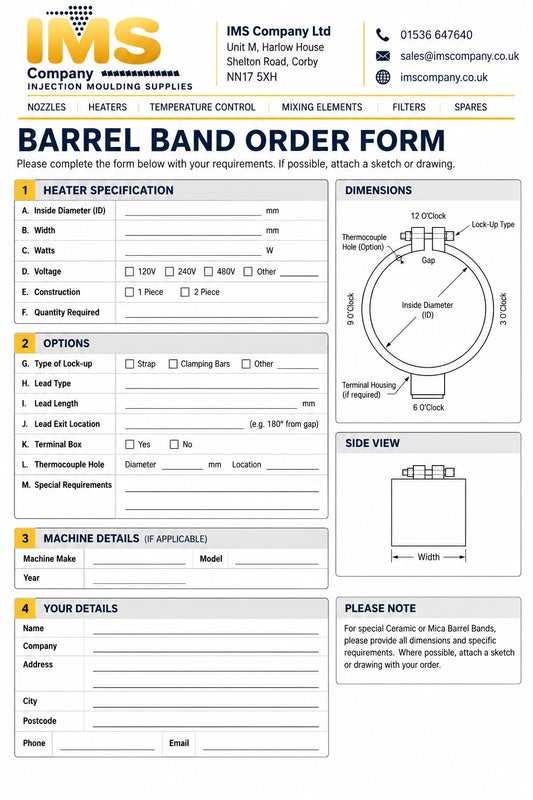Barrel Band. Mica or Ceramic